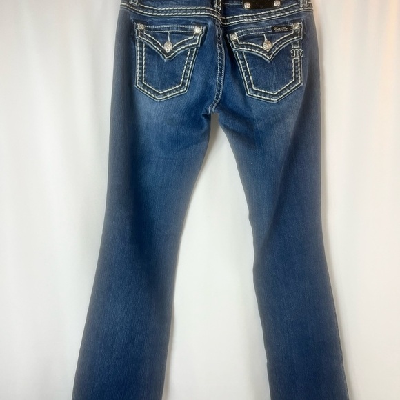 Miss me boot cut low rise Y2K 90’s style blue jeans size: 30 - Picture 1 of 14